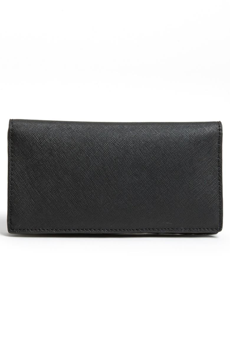 MICHAEL Michael Kors 'Jet Set - Slim' Saffiano Leather Wallet, Alternate, color, 