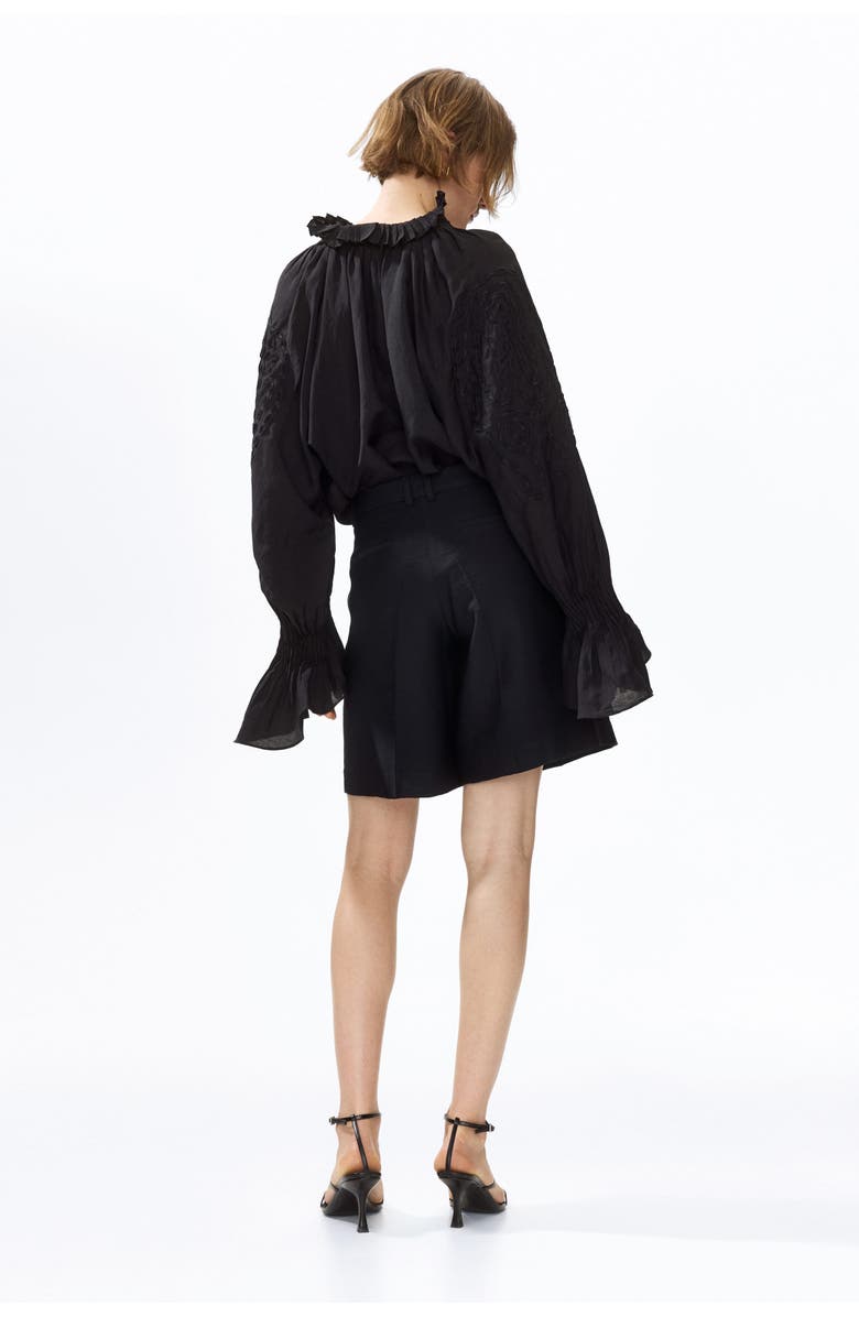 H&M Bermuda shorts, Alternate, color, Black