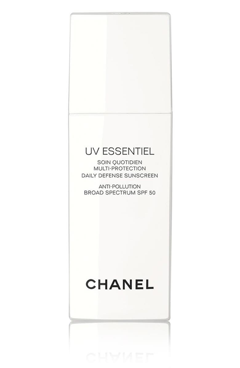 CHANEL UV ESSENTIEL <br />Multi-Protection Daily Defense Sunscreen Anti-Pollution Broad Spectrum SPF 50, Main, color, 
