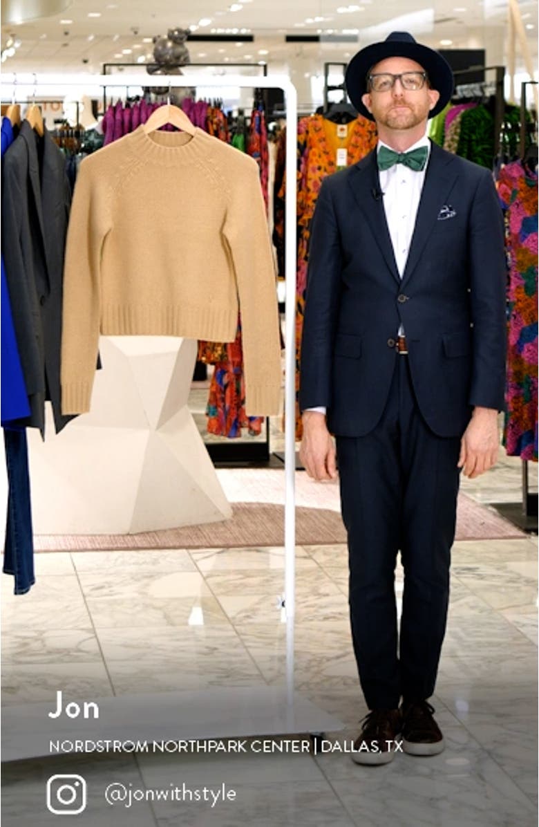 Monogram Cashmere Crewneck Sweater, sales video thumbnail