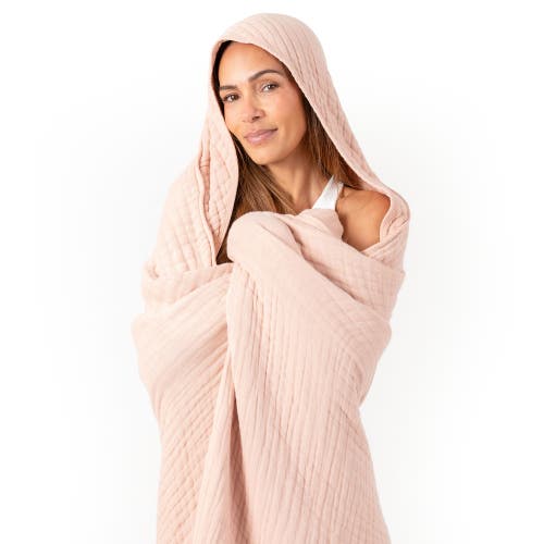 Comfy Cubs Adult Hooded Towel Large In Blush