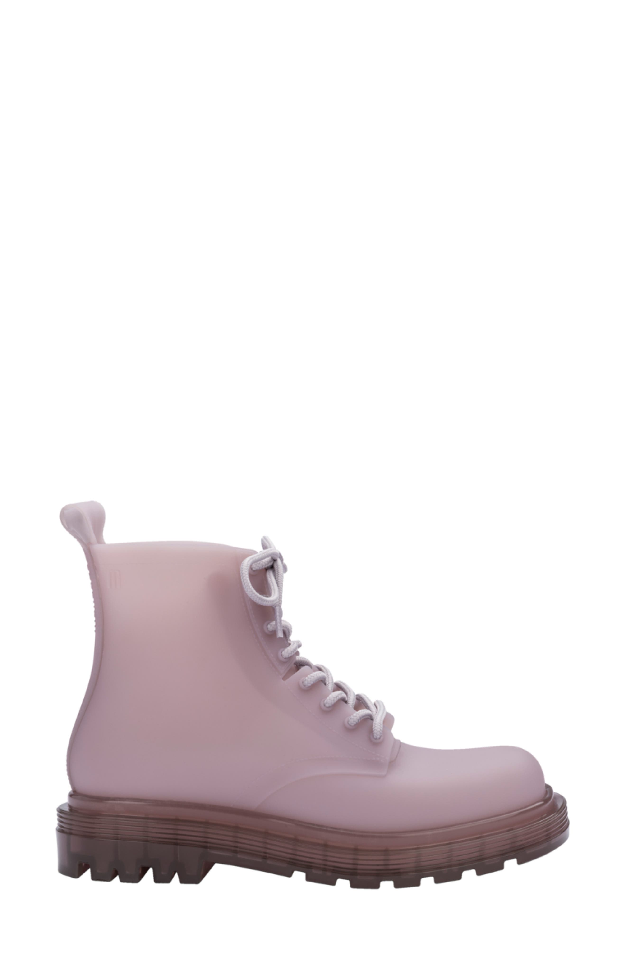 Coturno Combat Boot, Alternate, color, MATTE BEIGE/ LILAC
