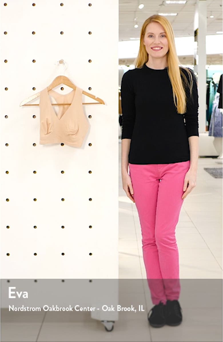 . True Body Lift Full Cup V-Neck Racerback Bralette, sales video thumbnail