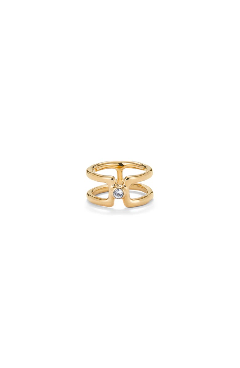 UNODE50 Double Topaz Ring, Main, color, Gold