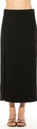 Alexia Admor Side Slit Midi Skirt