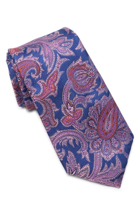Culpeper Twill Paisley Silk Blend Tie
