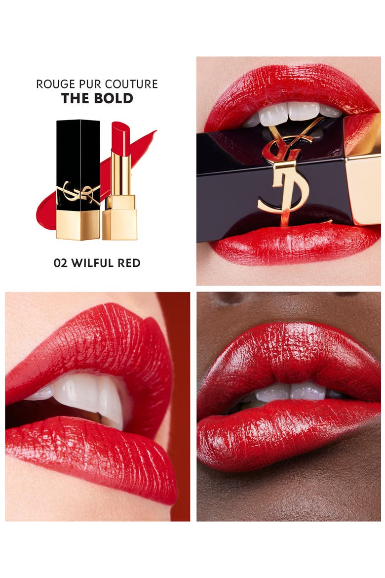 The Bold High Pigment Lipstick, Alternate, color, 02 WILFULL RED