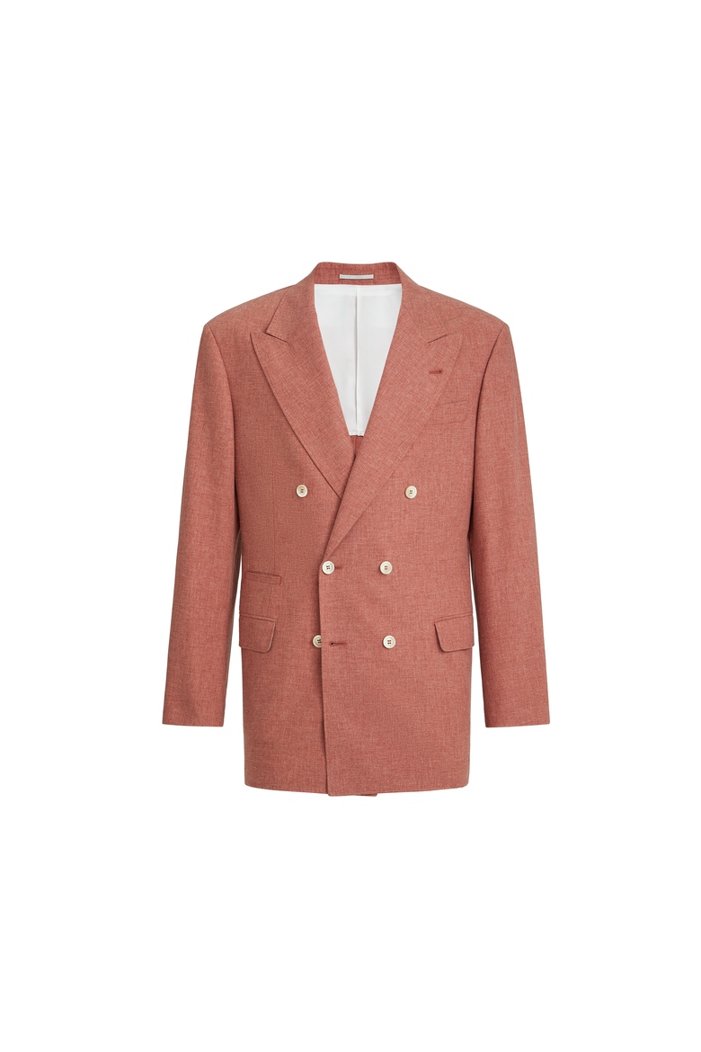 One-and-a-half breasted blazer, Alternate, color, Orange