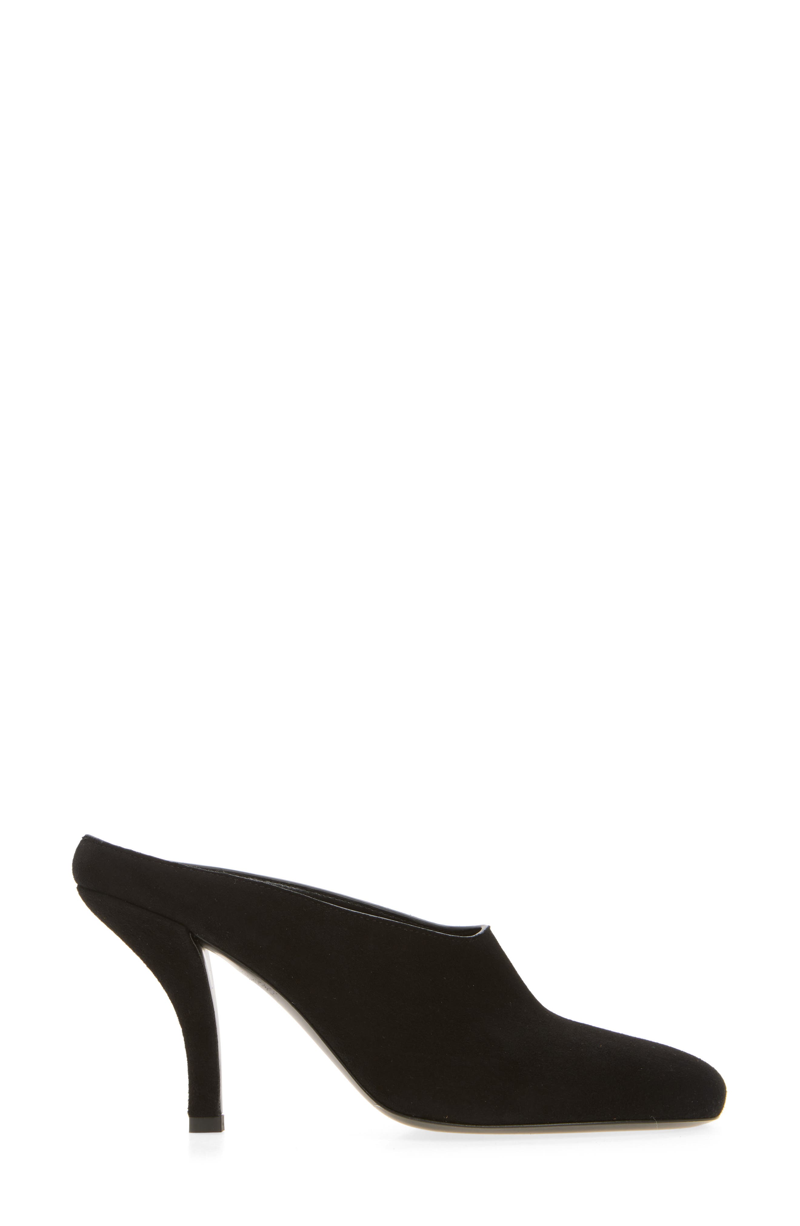 Suede Mule, Alternate, color, BLACK