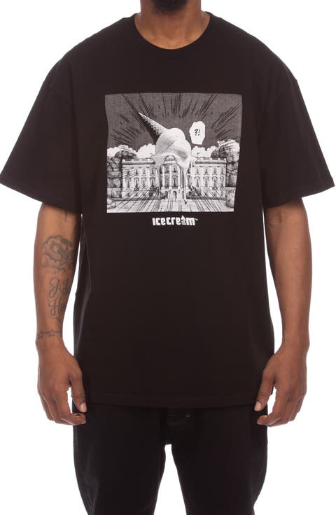 Drop Cotton Graphic T-Shirt