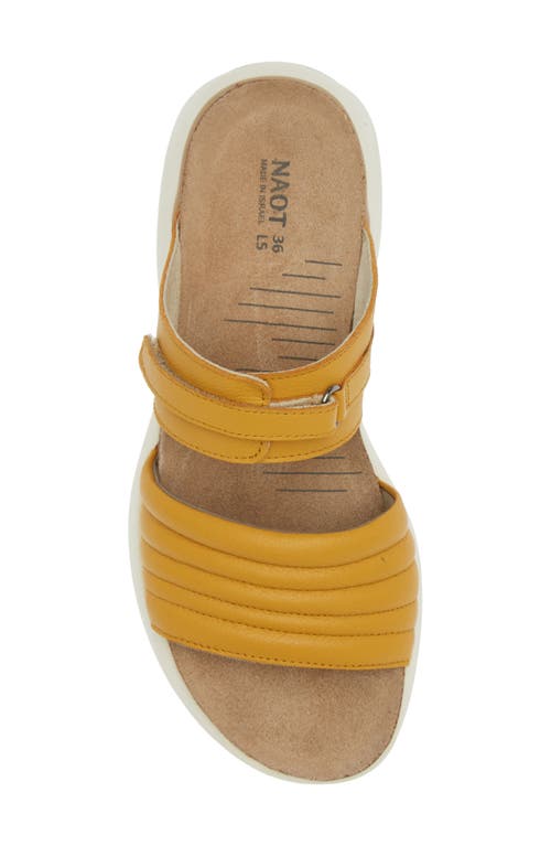 Naot Vesta Sandal In Marigold Leather