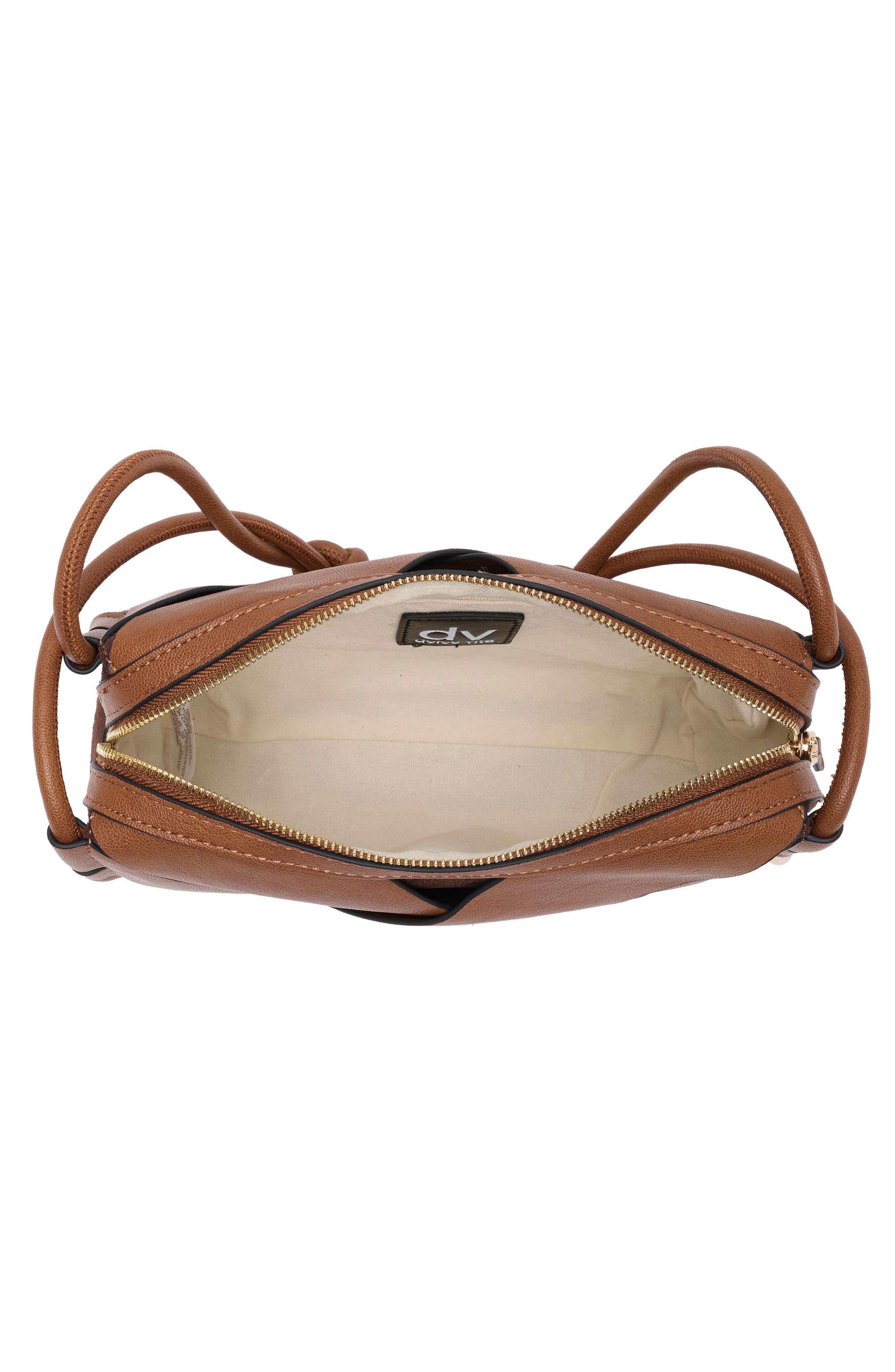 Ayla Faux Leather Crossbody Bag, Alternate, color, COGNAC