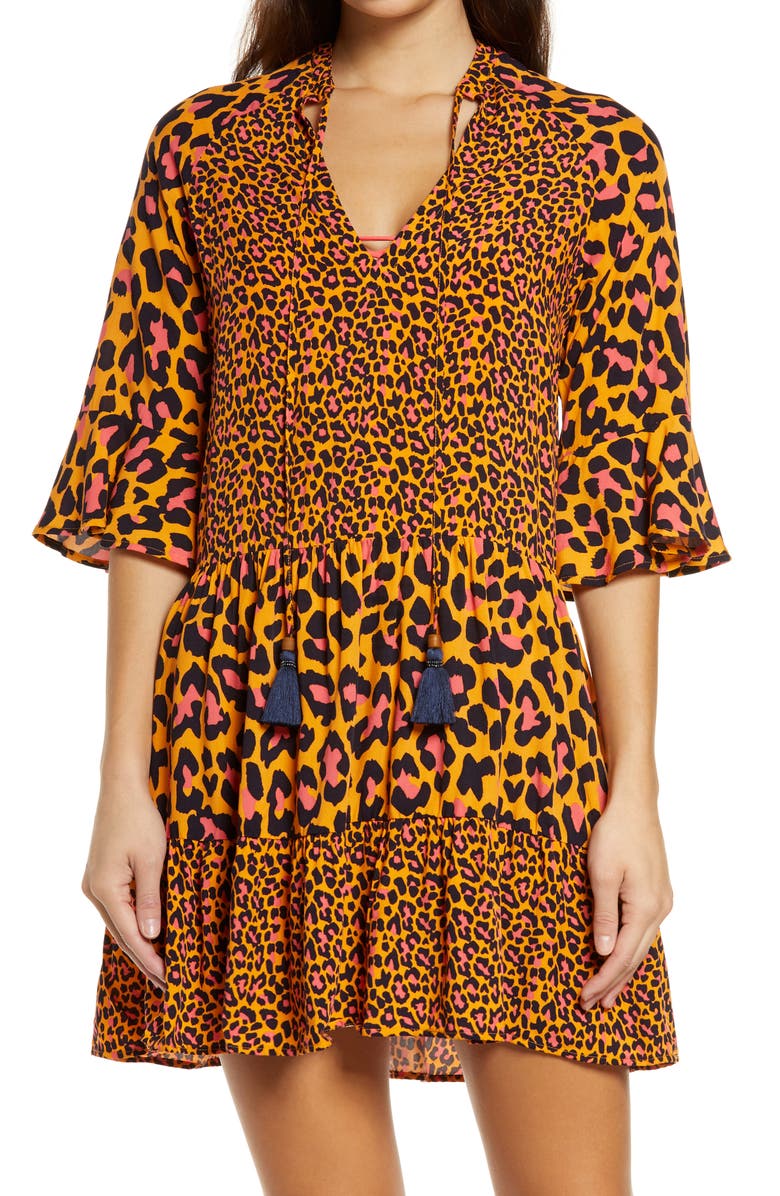 Maaji Bonfire Infinite Tunic Dress, Main, color, 