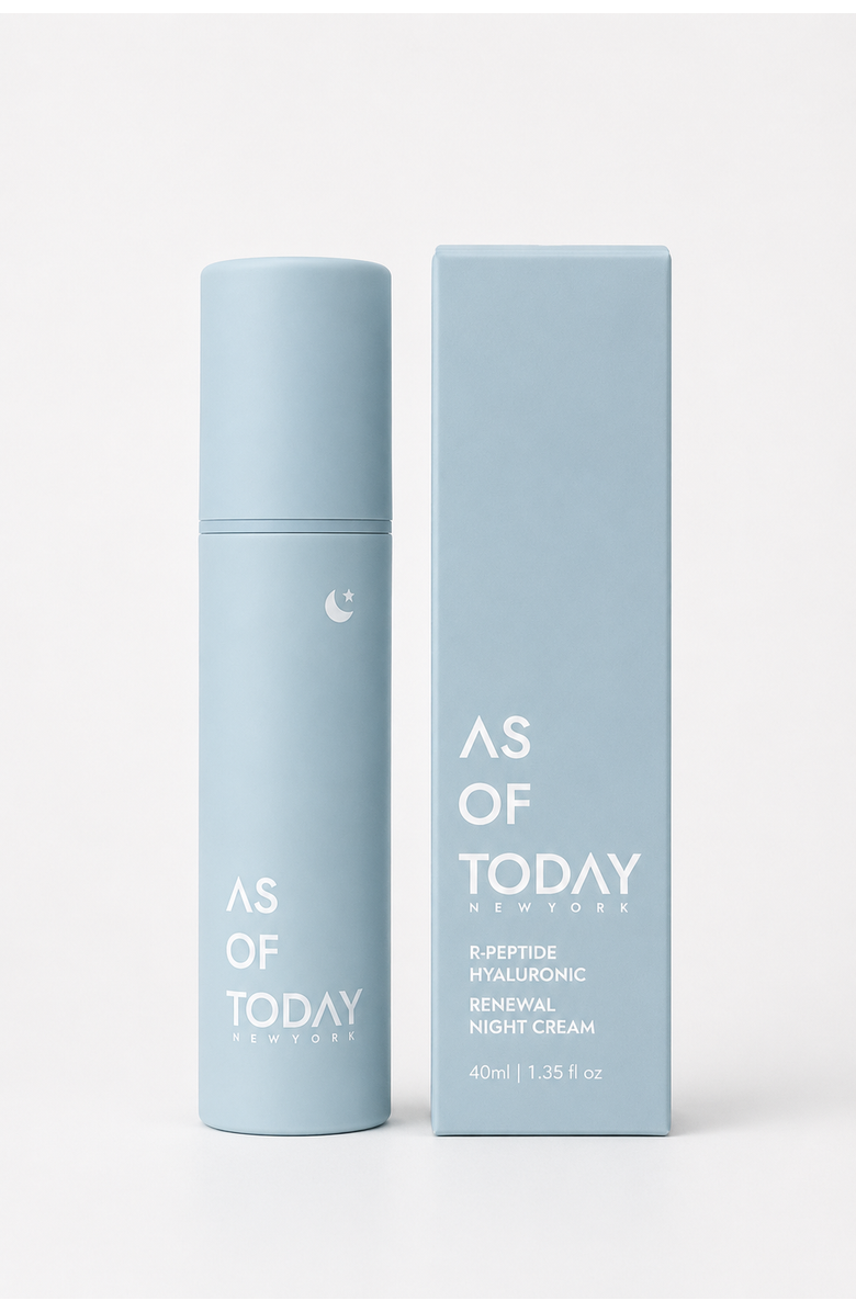 AS OF TODAY R-Peptide Hyaluronic Acid Renewing Night Cream, Alternate, color, NO COLOR