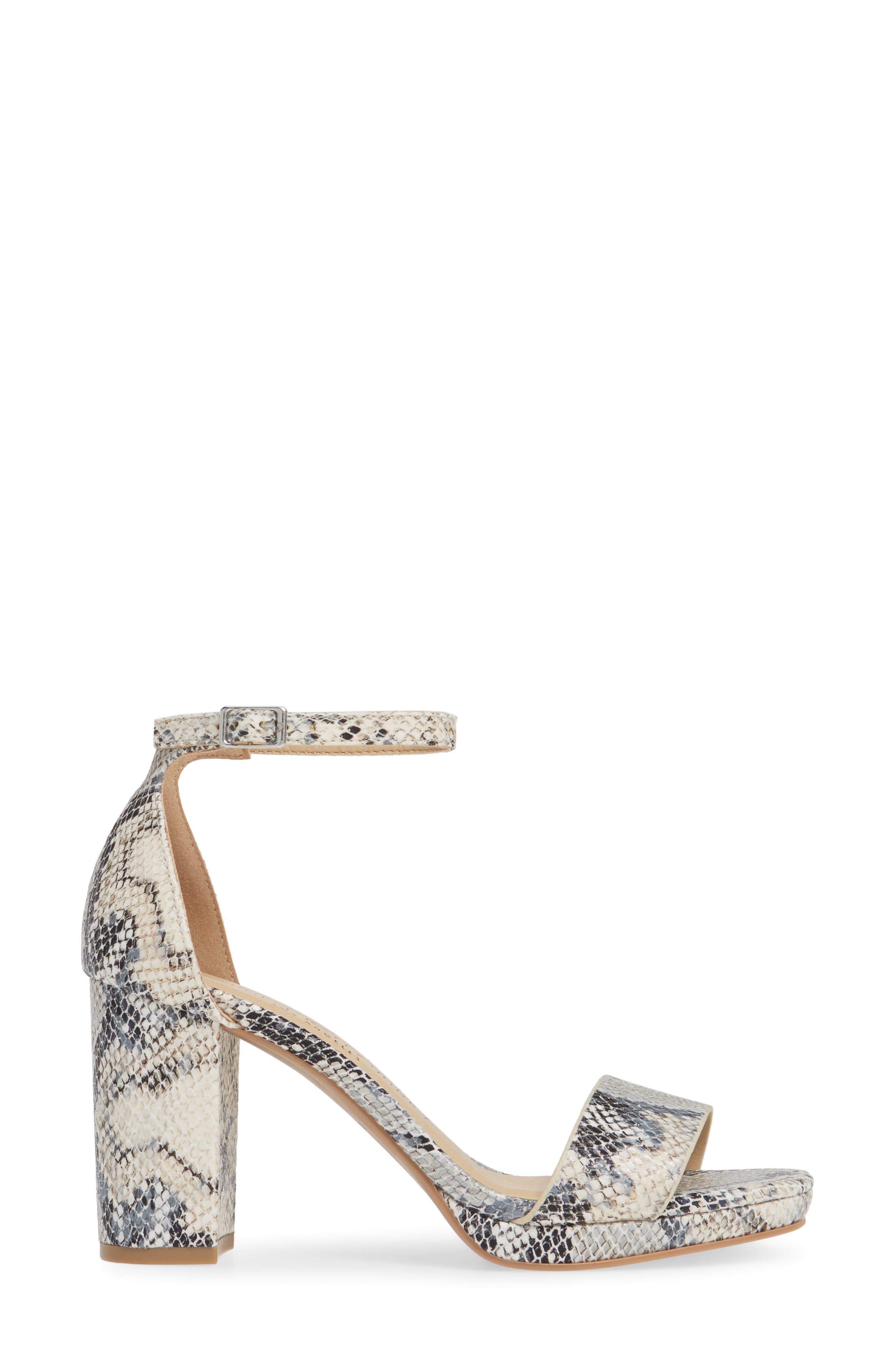 Teri Sandal, Alternate, color, CREAM FAUX LEATHER