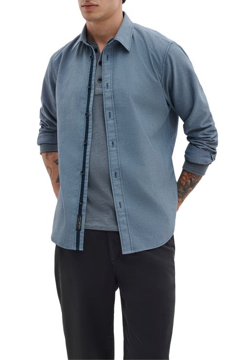 Tomlin Cotton Dobby Button-Up Shirt
