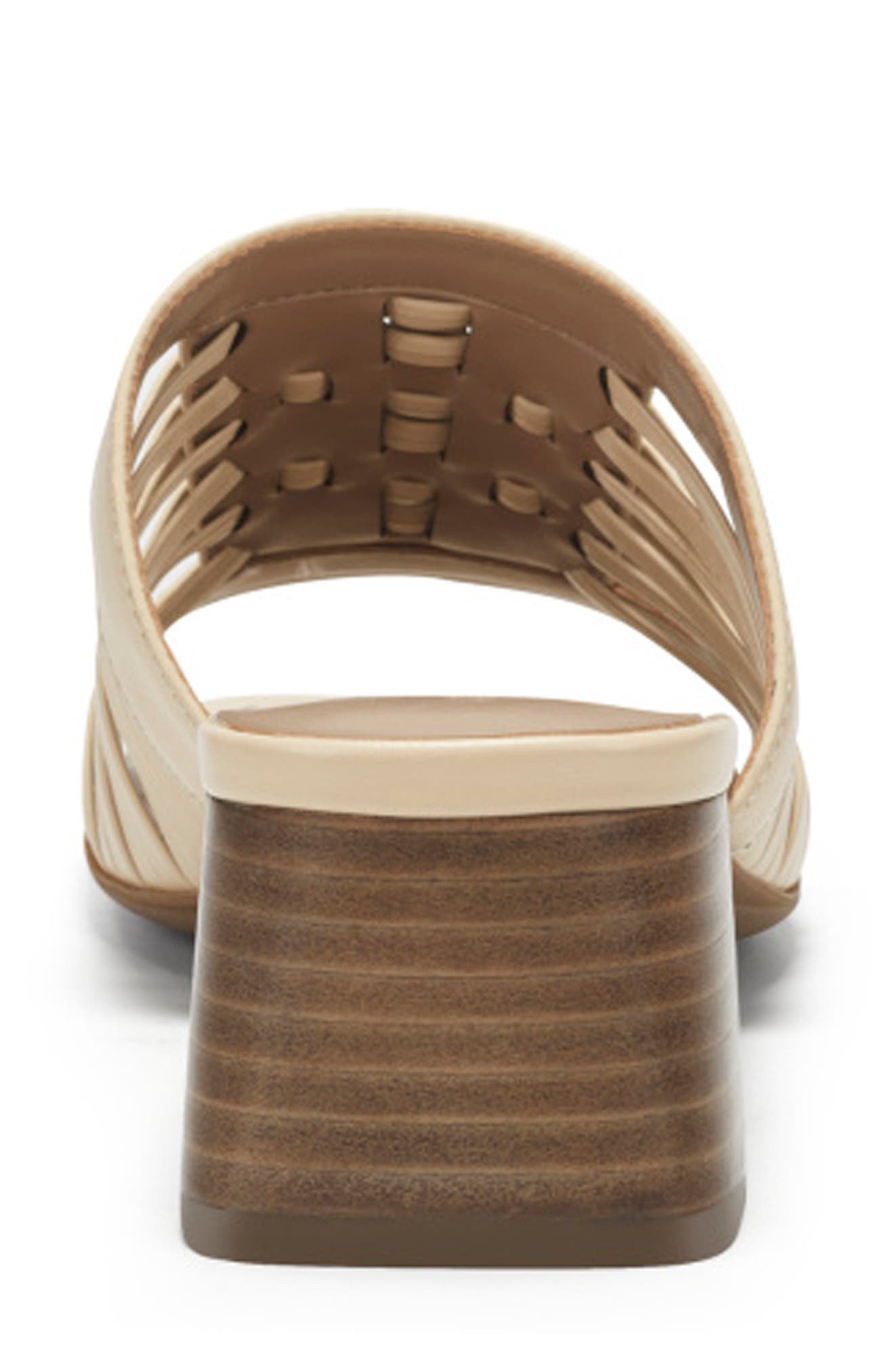 Evette Slide Sandal, Alternate, color, BONE LEATHER