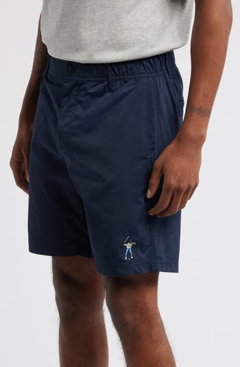 【ANDAR GOLF】 Colorblock Smile Logo Embroidered Shorts 00000000_zi_dd536408-8ed9-4280