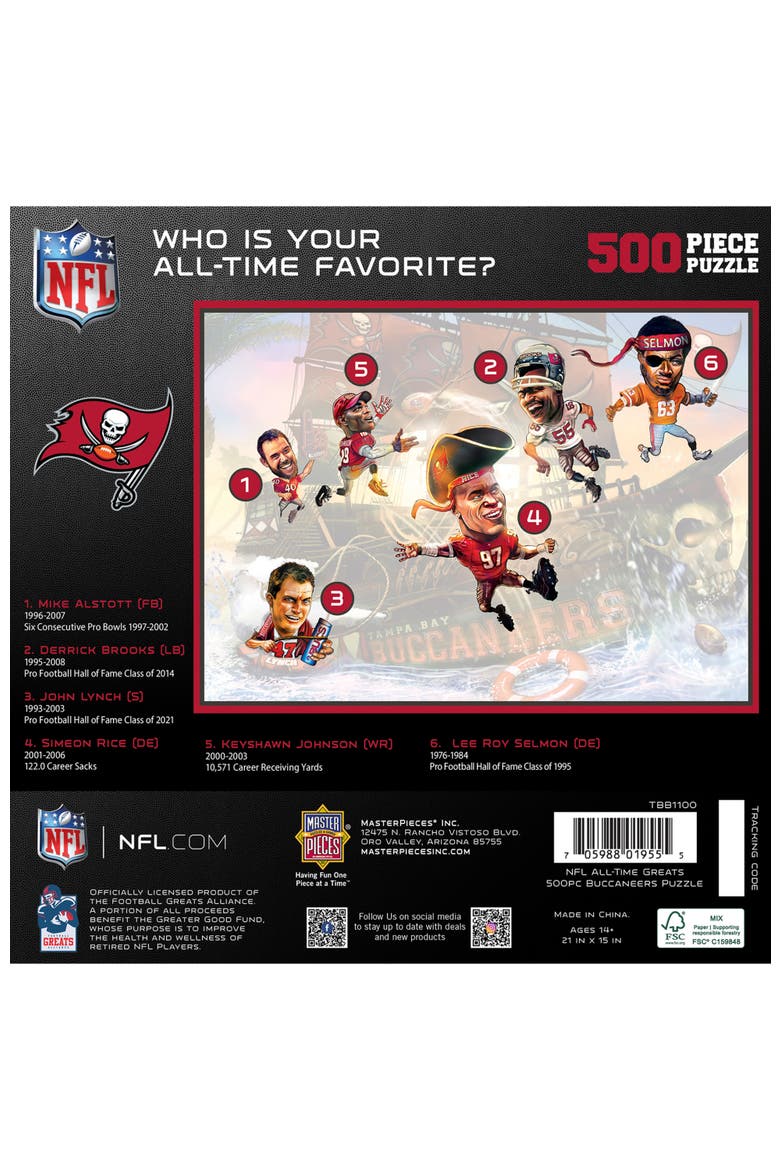 Tampa Bay Buccaneers 500 Piece Puzzle, Alternate, color, Multicolor