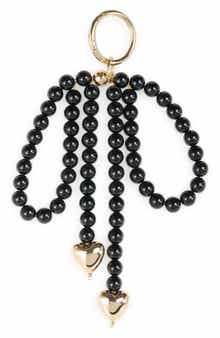 Leith Beaded Bow Bag Charm
