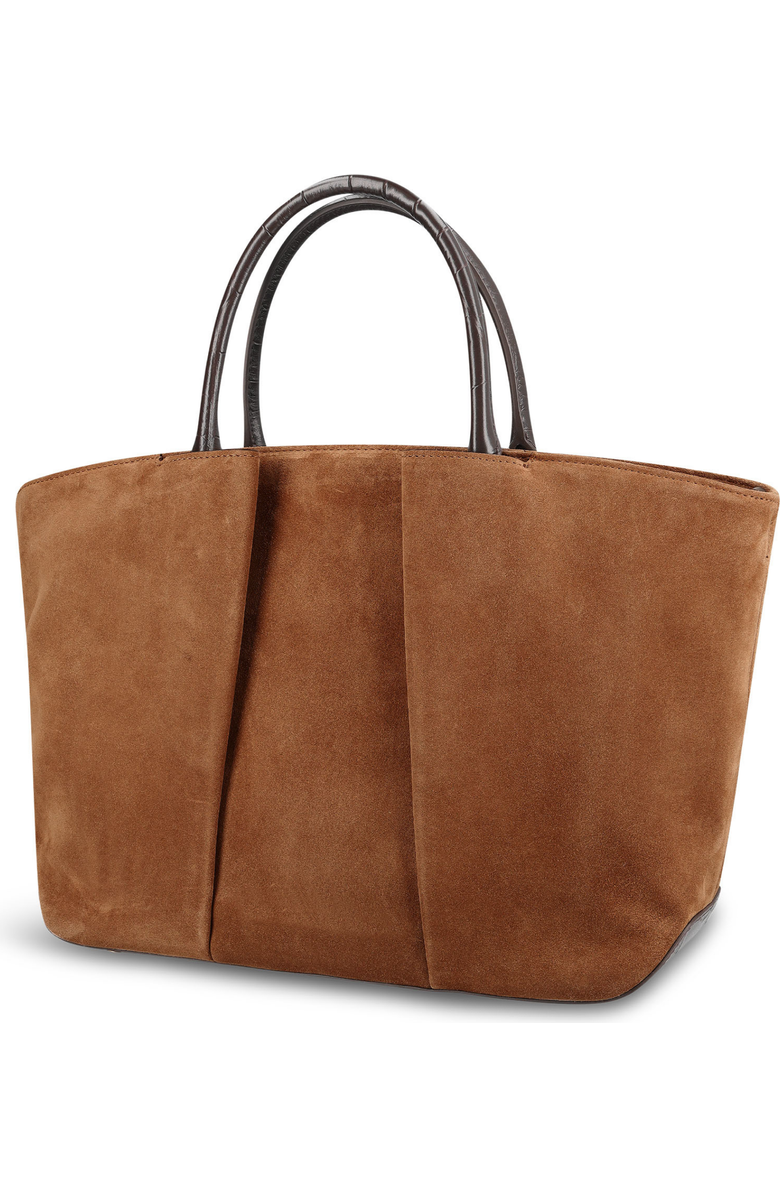 KAAI Mini Horizon Cross Body Bag, Alternate, color, Cognac