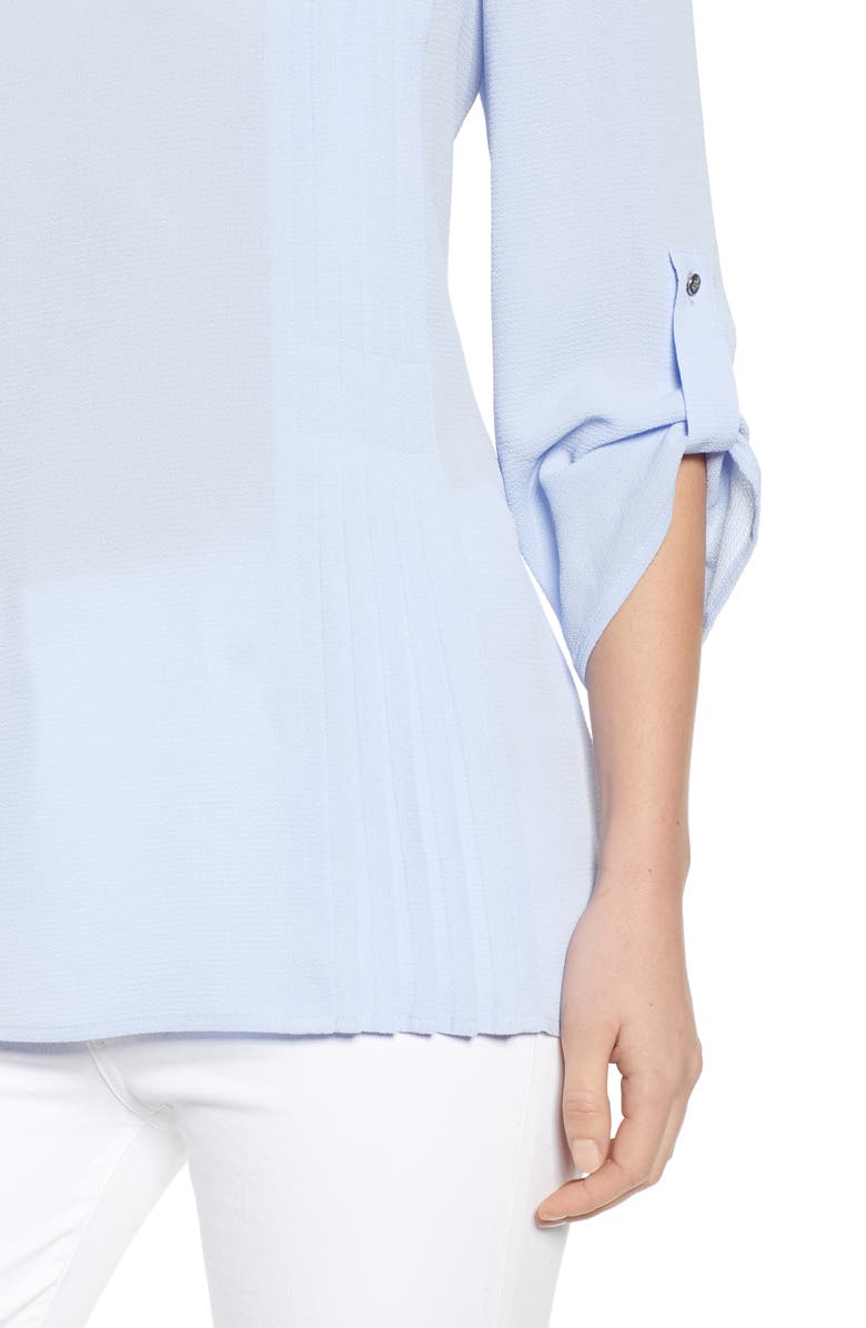 Chaus Roll-Tab Pintuck Blouse, Alternate, color, 