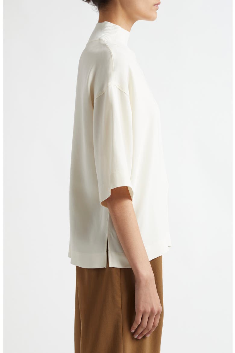 Amaya Mock Neck Knit Top, Alternate, color, IVORY