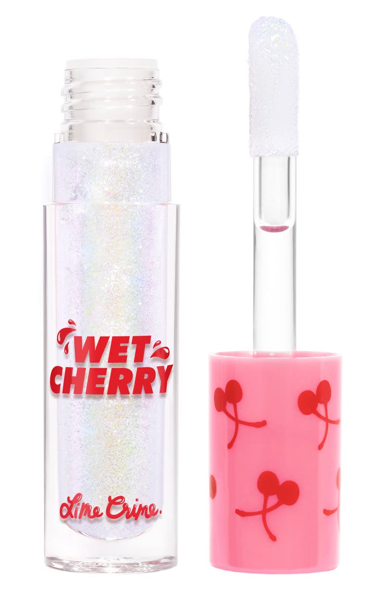 Lime Crime Wet Cherry Lip Gloss, Main, color, Disco Cherry