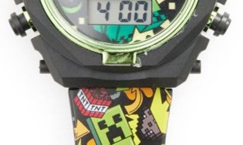 Accutime Kids' Minecraft Digital Watch In Multi