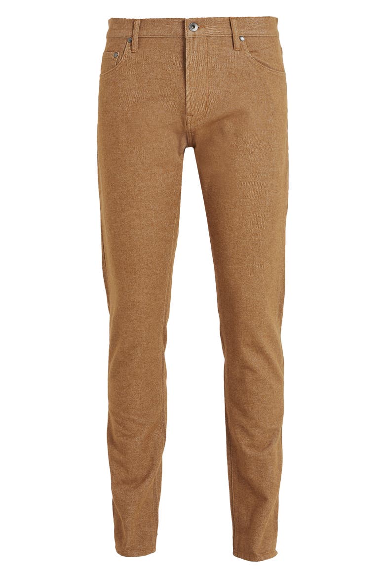 J702 Slim Fit Jeans, Alternate, color, LIGHT OCHRE BROWN