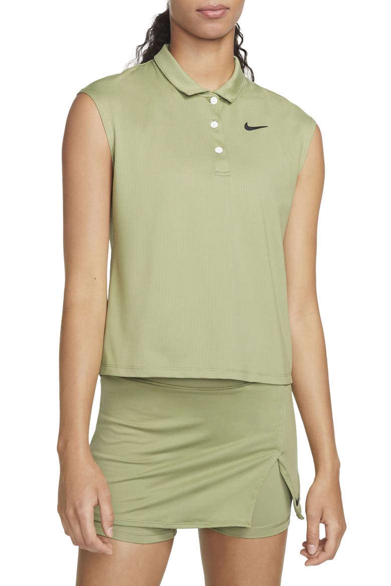 NikeCourt Victory Dri-FIT Tennis Polo, Main, color, ALLIGATOR/ BLACK