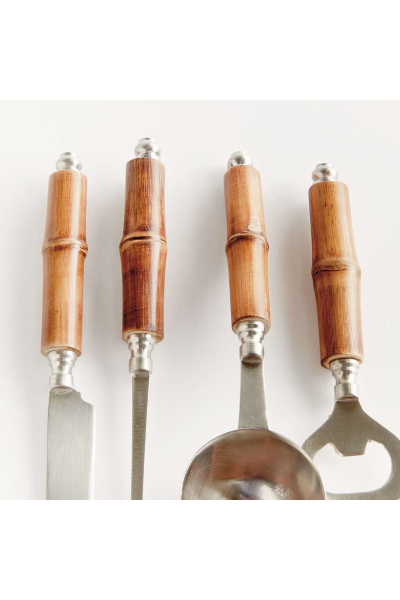 Barclay Butera Keystone Cocktail Accessories Set Of 4, Alternate, color, Brown