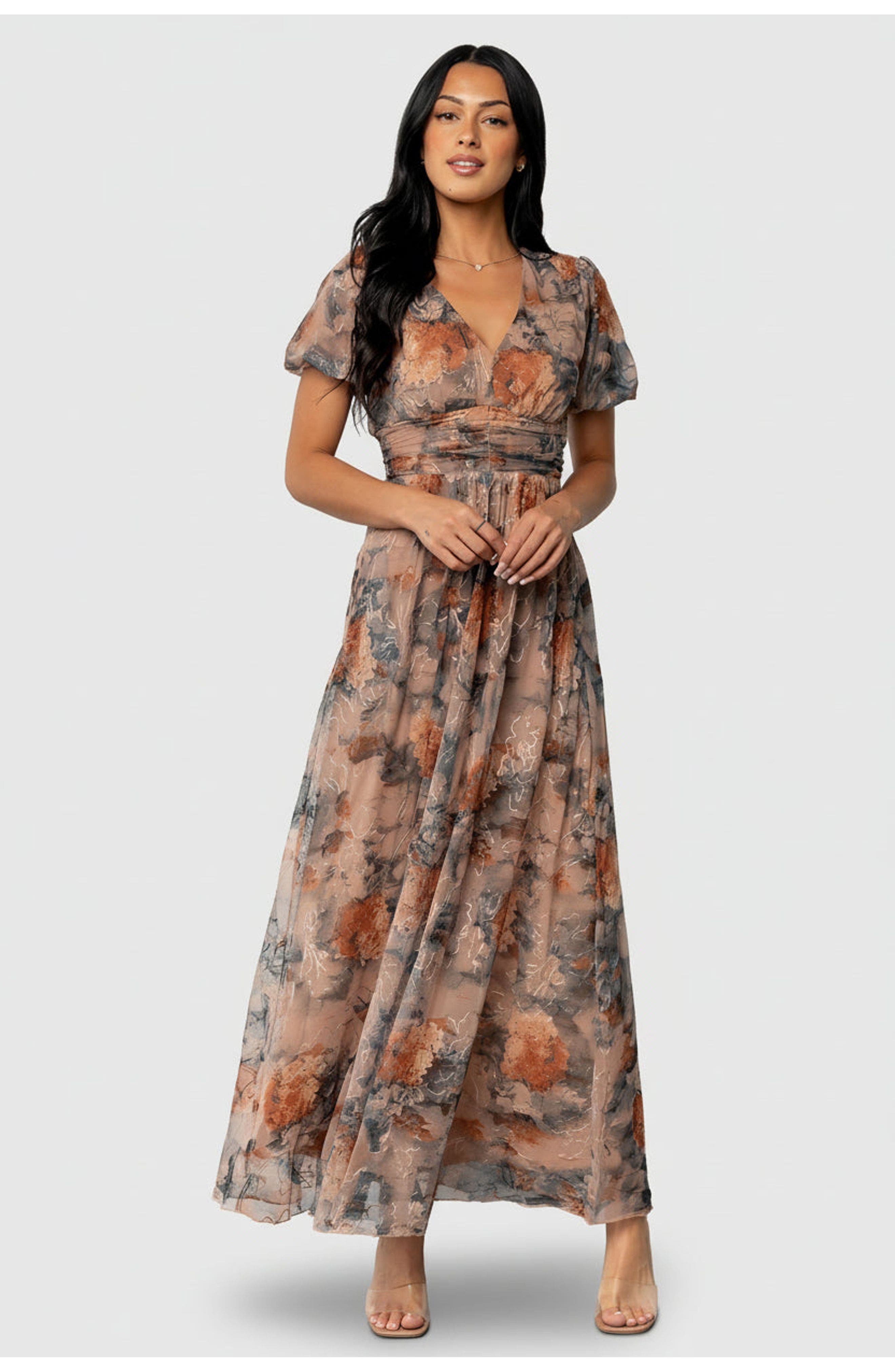 selected Copper + Slate Floral