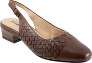 Trotters Dea Woven Slingback Pump