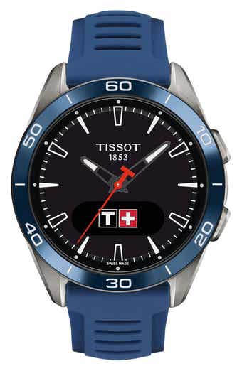 T-Touch Connect Sport Solar Smart Silicone Strap Watch, 43.75mm