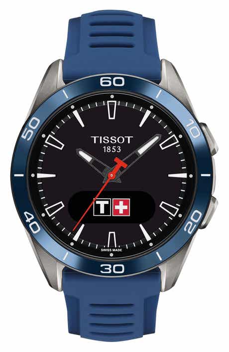 T-Touch Connect Sport Solar Smart Silicone Strap Watch, 43.75mm