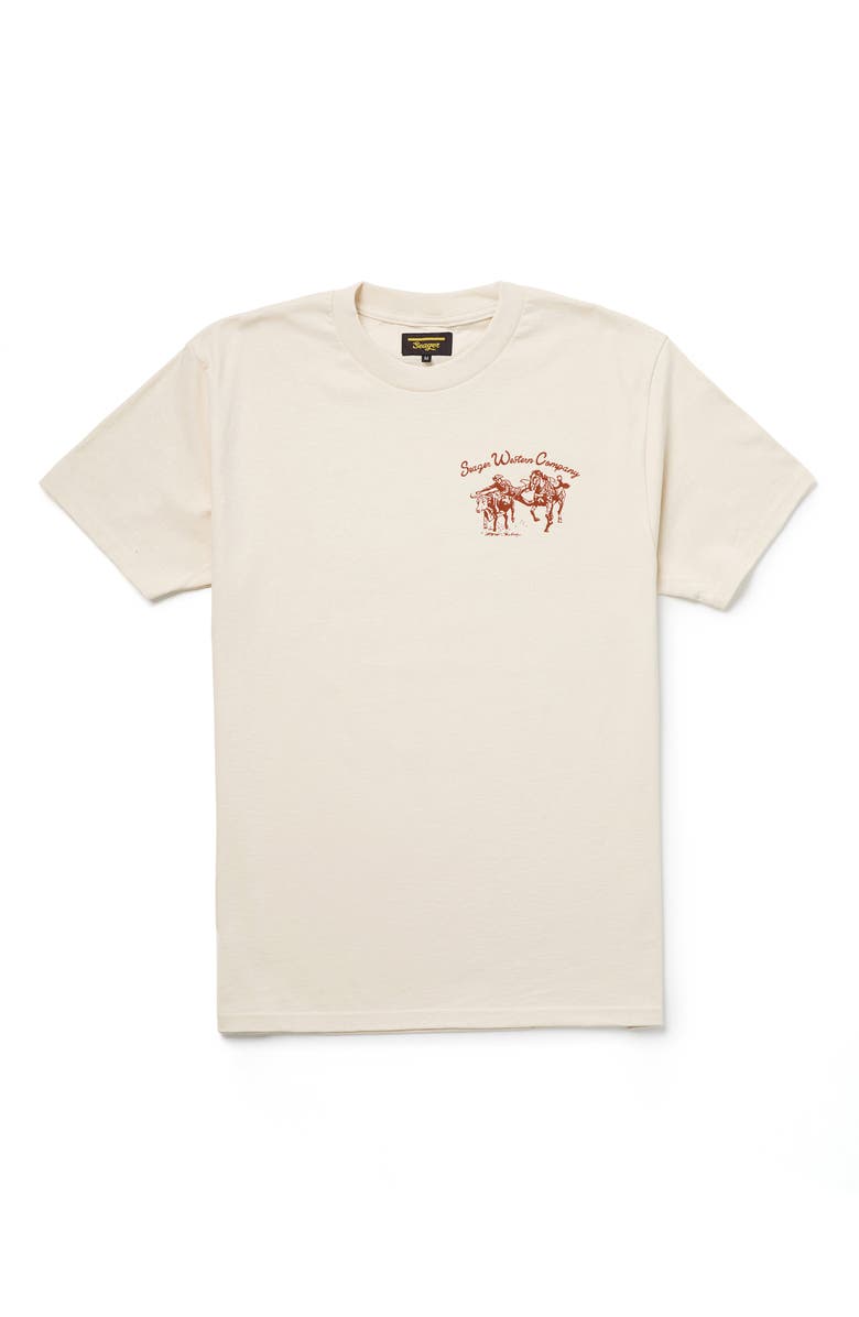 Seager Co Los Rios Cotton Graphic T-Shirt, Main, color, Vintage White