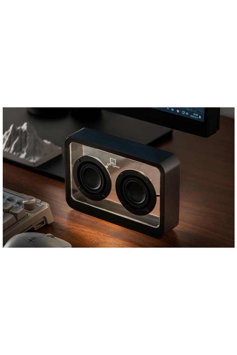 Mage See-Through Bluetooth Speaker, Alternate, color, BLACK