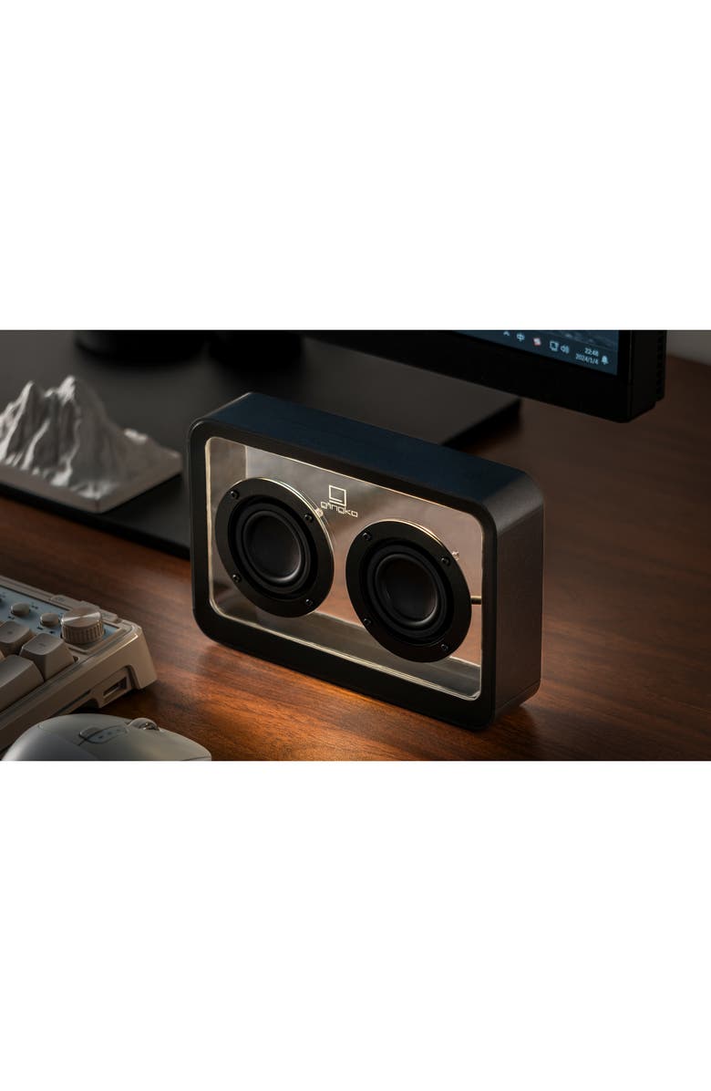 GINGKO Mage See-Through Bluetooth Speaker, Alternate, color, Black