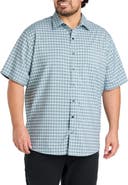Synrgy by DXL Big & Tall Plaid Microfiber Sport Shirt V2