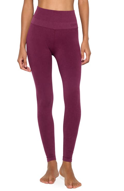 Love Mineral Wash Rib Leggings