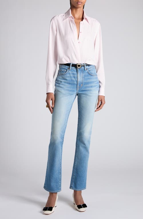 Tom Ford Bootcut Jeans In Hb601 Light - Mid Blue