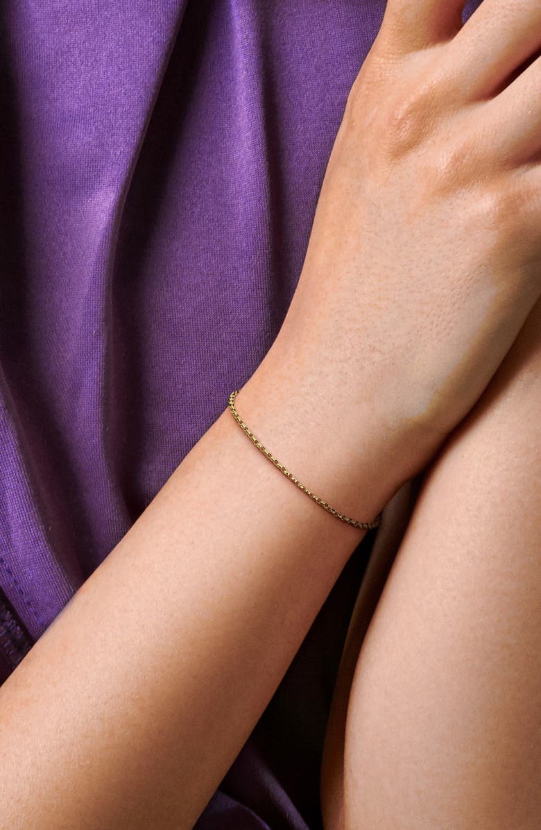 DELMAR Rolo Link Chain Bracelet, 1.50mm, Alternate, color,