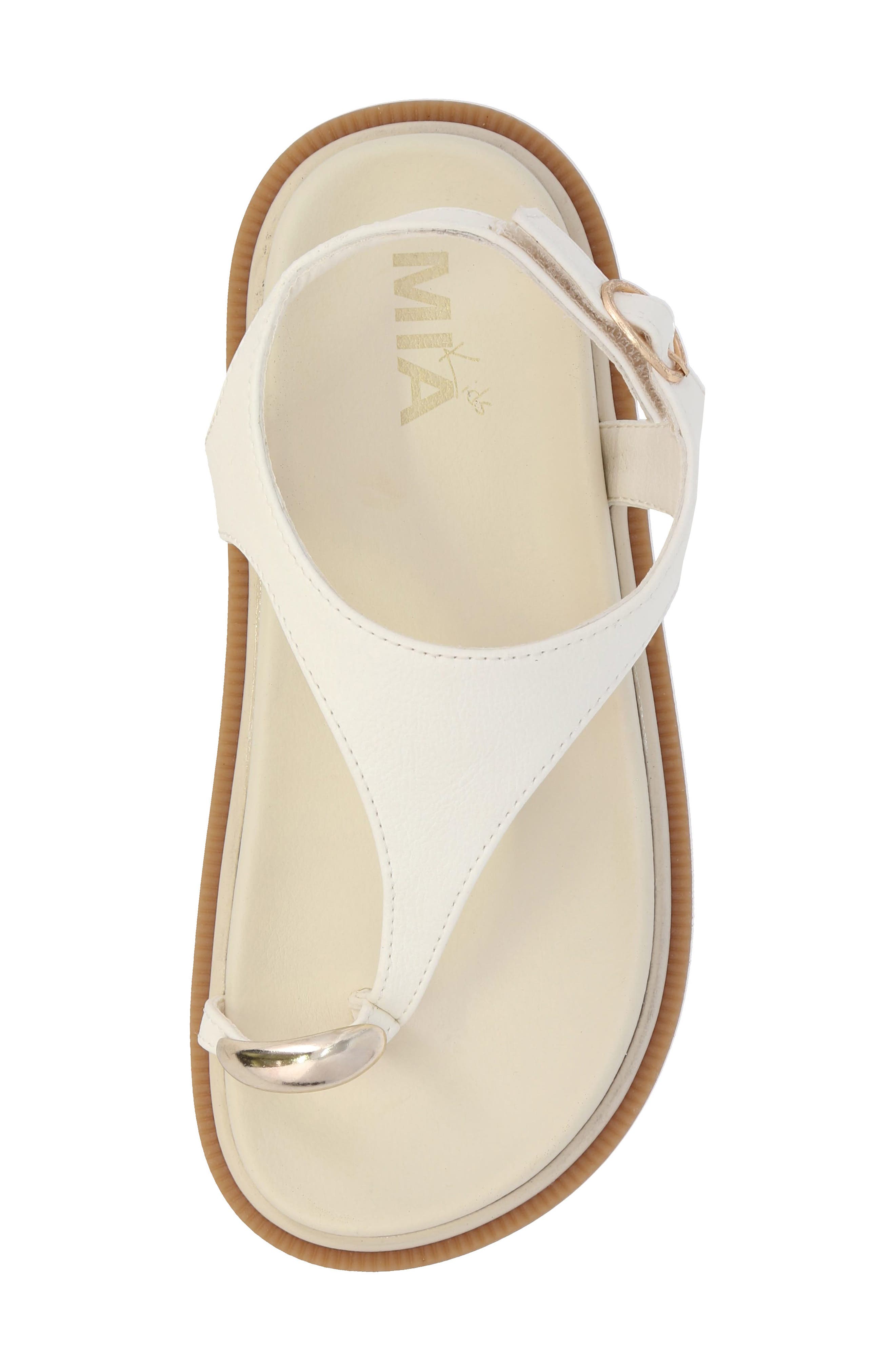 MIA Kids' Leilah Sandal, Alternate, color, Bone