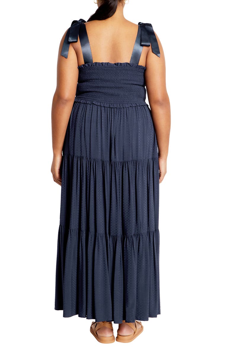 Cosmopolitan Tie Strap Sundress, Alternate, color, NAVY