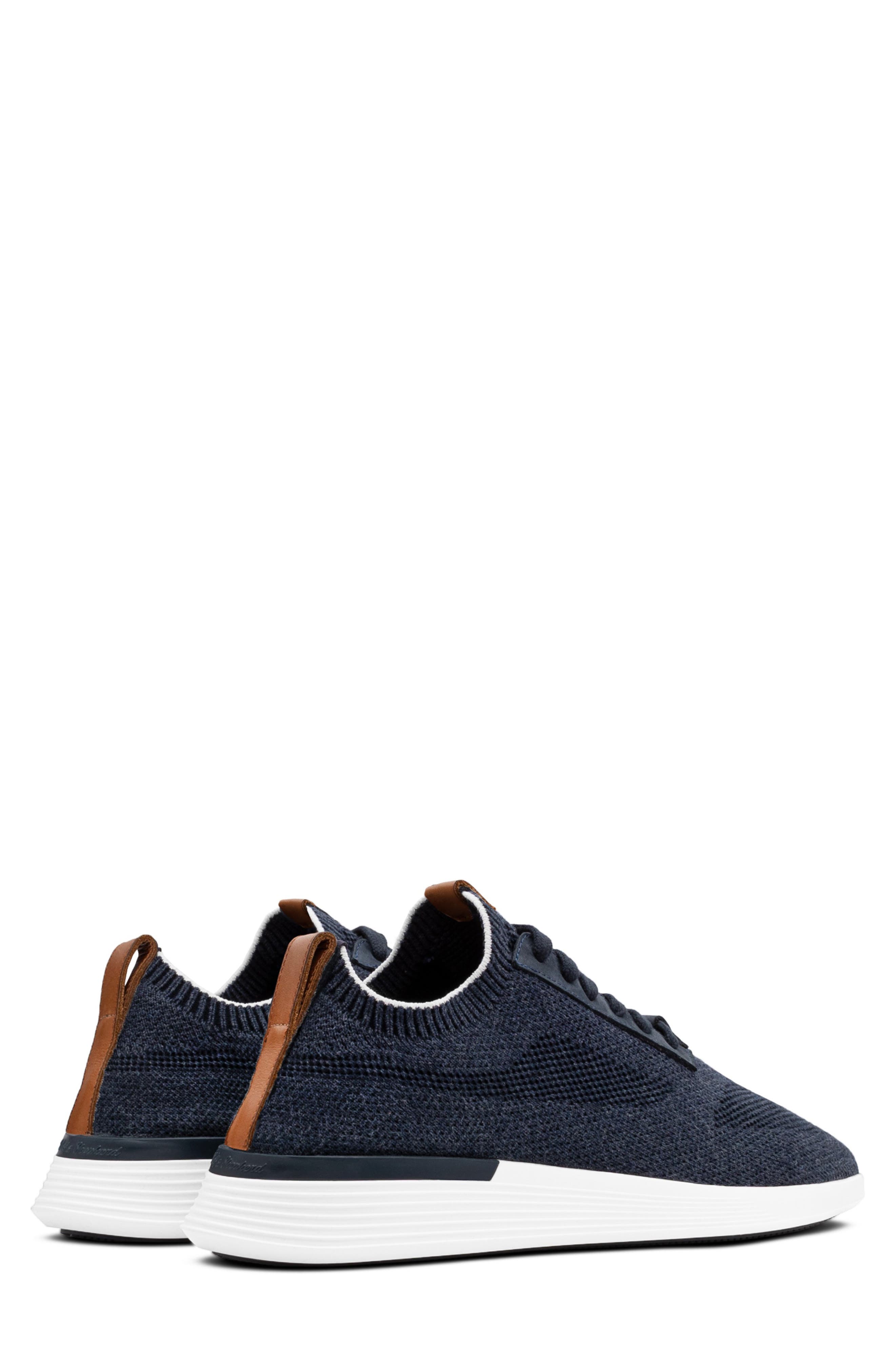 Wolf & Shepherd Supremeknit Sock Sneaker, Alternate, color, Navy/ White