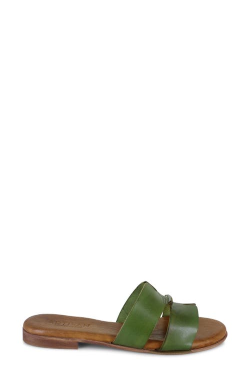 Artisan Crafted By Zigi Allony Leather Flat In Multi