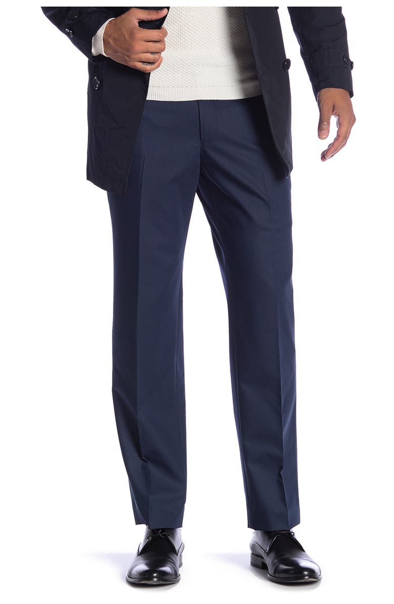 SAVILE ROW CO New Heathrow Modern Fit Bi-Stretch Pants - 30-34" Inseam, Main, color, 