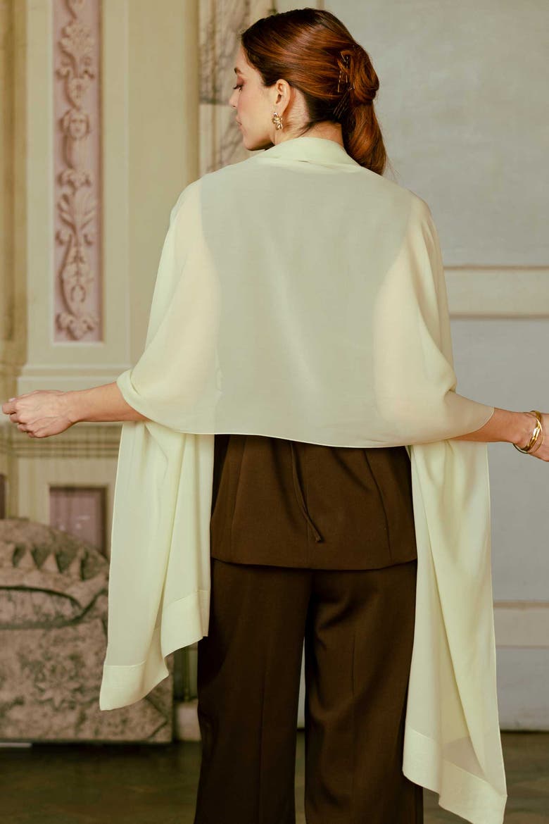 Carmen - Silk Scarf/Shawl for Women, Alternate, color, Lime Pistachio