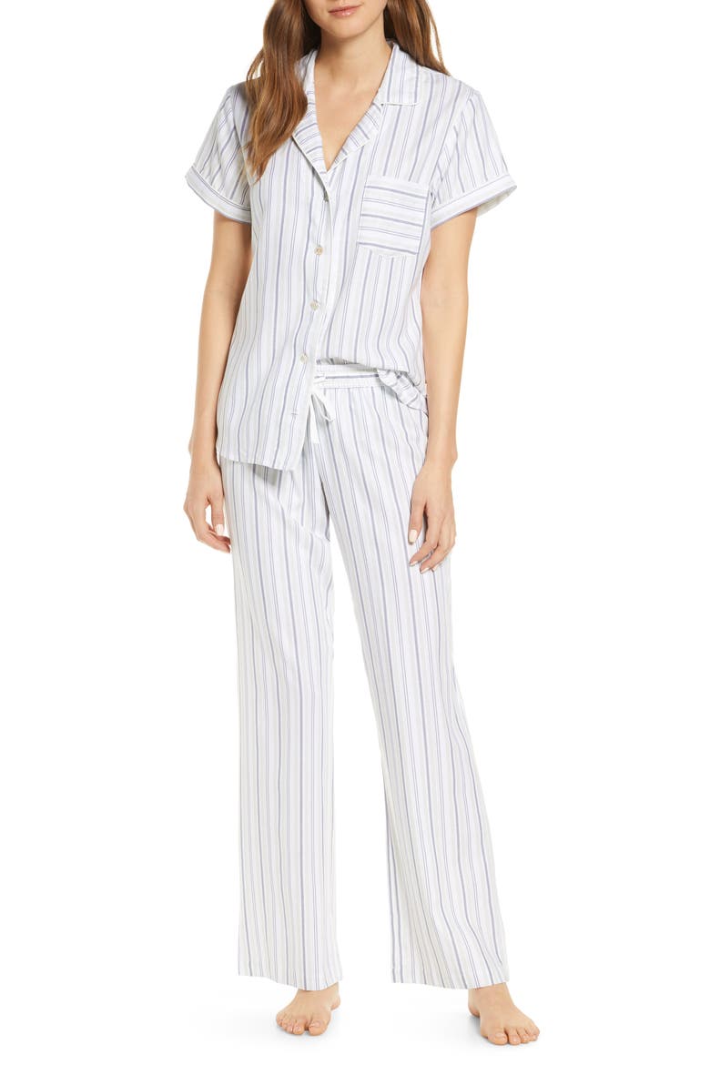 UGG Rosan Stripe Pajamas, Main, color, GREEN